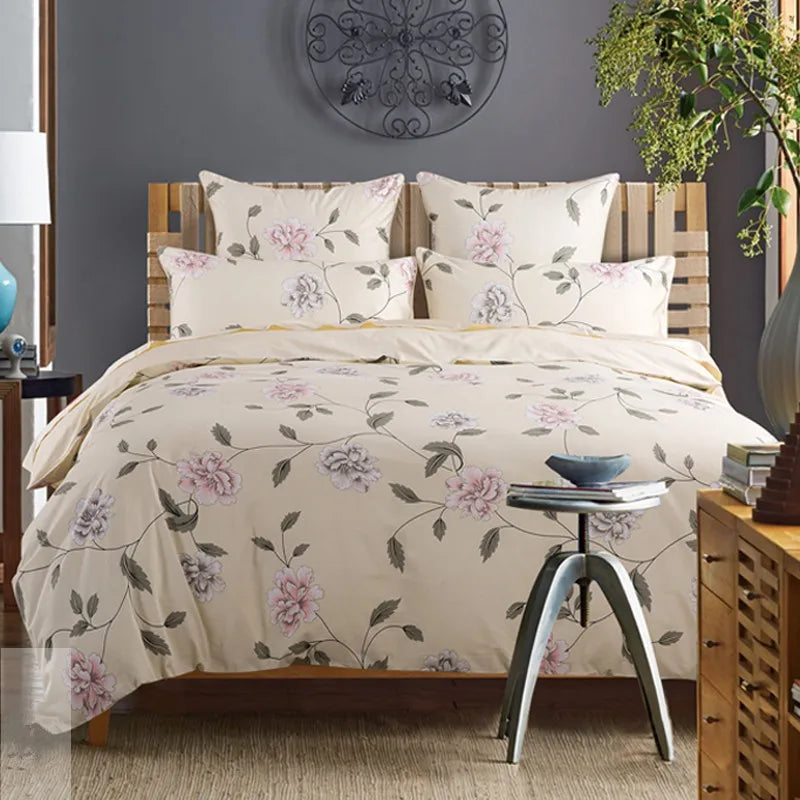 One Duvet Cover 600 TC 100% Egyptian Cotton AB Printed And Solid Colors Queen Size 230 x 250 Cm 1 Piece Customize