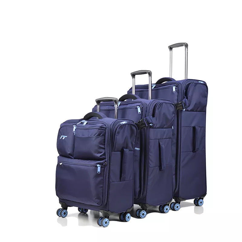 Oxford Trolley case, suitcase,20-inch for male and female Boarding box,Password Luggage, Zipper Universal wheel valise