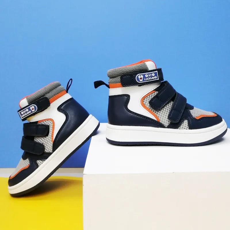Toddlers Boys Medical Orthopedic Shoes For Kids Mesh Leather Children Sneakers Clubfoot Flatfeet Ankle Support Tennis Footwear