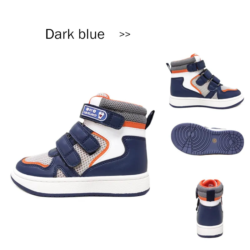 Toddlers Boys Medical Orthopedic Shoes For Kids Mesh Leather Children Sneakers Clubfoot Flatfeet Ankle Support Tennis Footwear