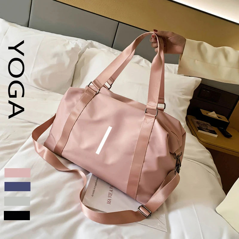 With Logo Casual Fitness Handbag Dry Wet Separation High Capacity Sports Bag 6-colors Waterproof Multifunctional Travel Bag