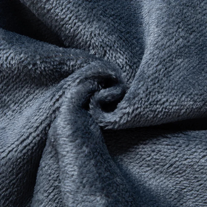 2024 Men Winter Warm3 Color Straight Thcik Fleece Jeans Fashion Casual Baggy Classic Style Solid Denim Trousers Male Clothing