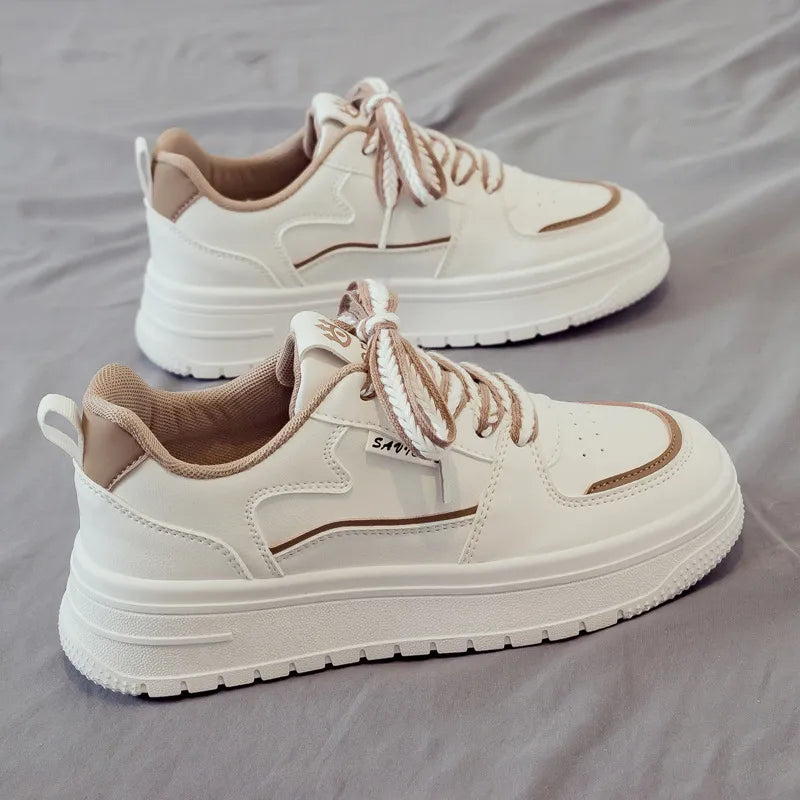 Designer Platform Running Sneakers Women Tennis shoes Woman Walking Chunky Sneakers white Casual Slip on Vulcanized Shoes