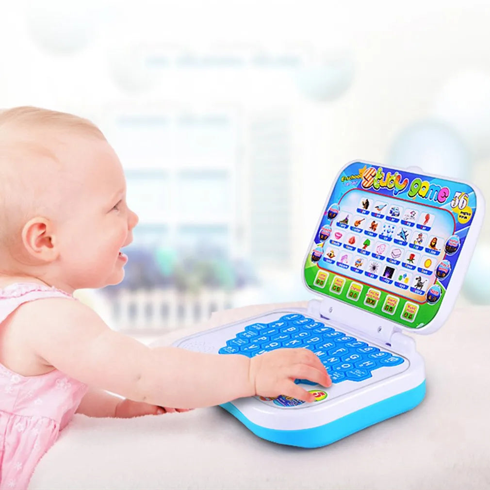 Early Educational Learning Kids Laptop Toys Machine Multi-function Alphabet Music Toy Puzzles Phonetic Language Sound Laptop Toy