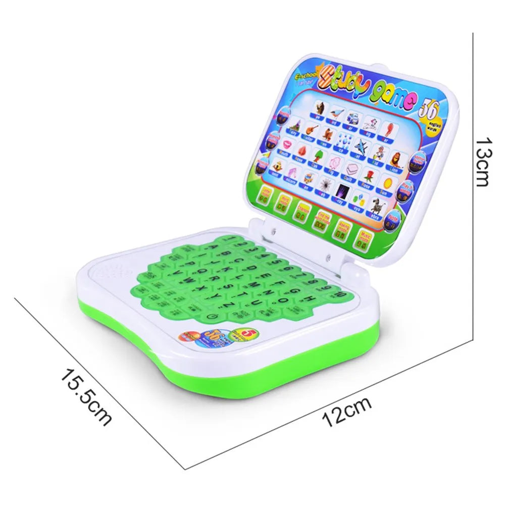 Early Educational Learning Kids Laptop Toys Machine Multi-function Alphabet Music Toy Puzzles Phonetic Language Sound Laptop Toy