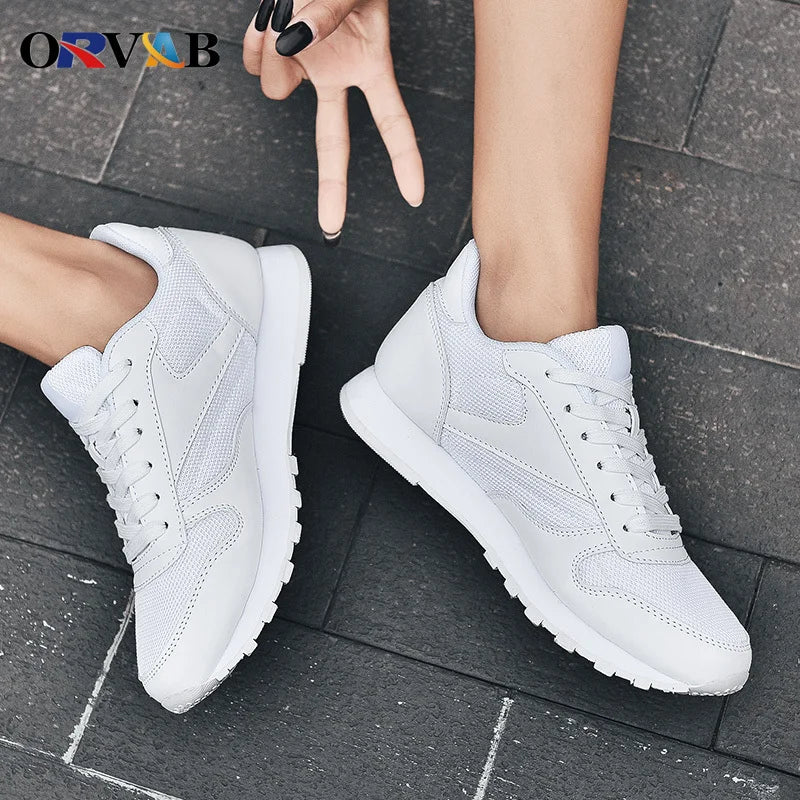 White Shoes Woman Tenis Feminino Fashion Luxury Brand Breathable Women Casual Shoes Walking Sneakers Women Trainers Basket Femme