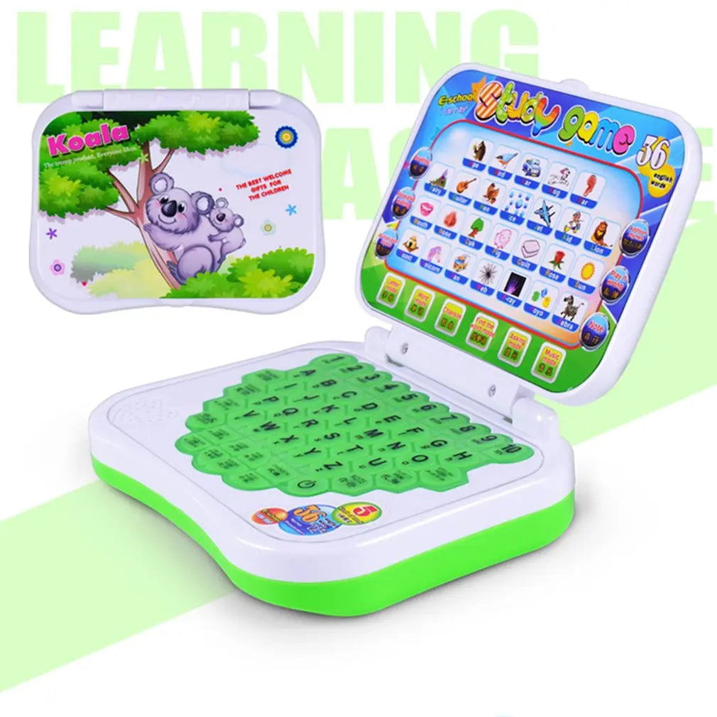 Early Educational Learning Kids Laptop Toys Machine Multi-function Alphabet Music Toy Puzzles Phonetic Language Sound Laptop Toy