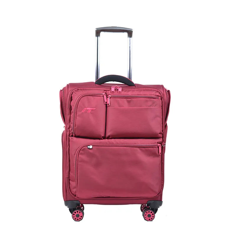 Oxford Trolley case, suitcase,20-inch for male and female Boarding box,Password Luggage, Zipper Universal wheel valise