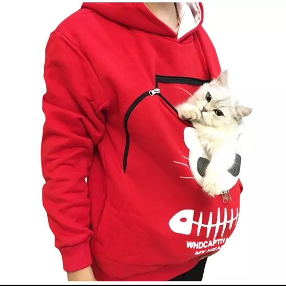 VIP Dropshipping Sweatshirt Cat Lovers Hoodie Kangaroo Dog Pet Paw