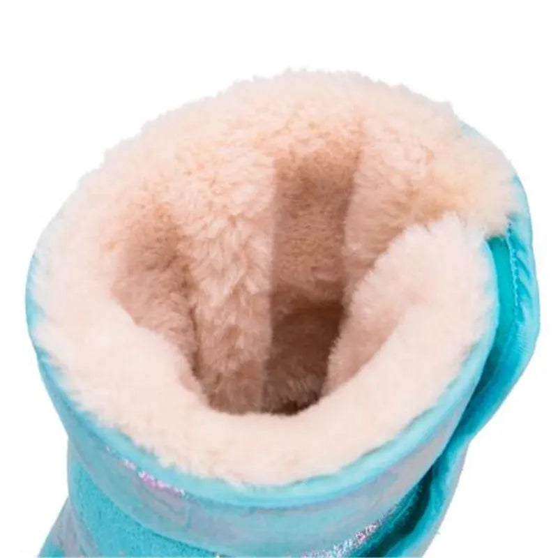 Kids Snow Boots Plush Warm Baby Toddler Boots Girls Shoes Warm Fur Waterproof Antiskid Boys Ankle Boots Child Winter Shoes