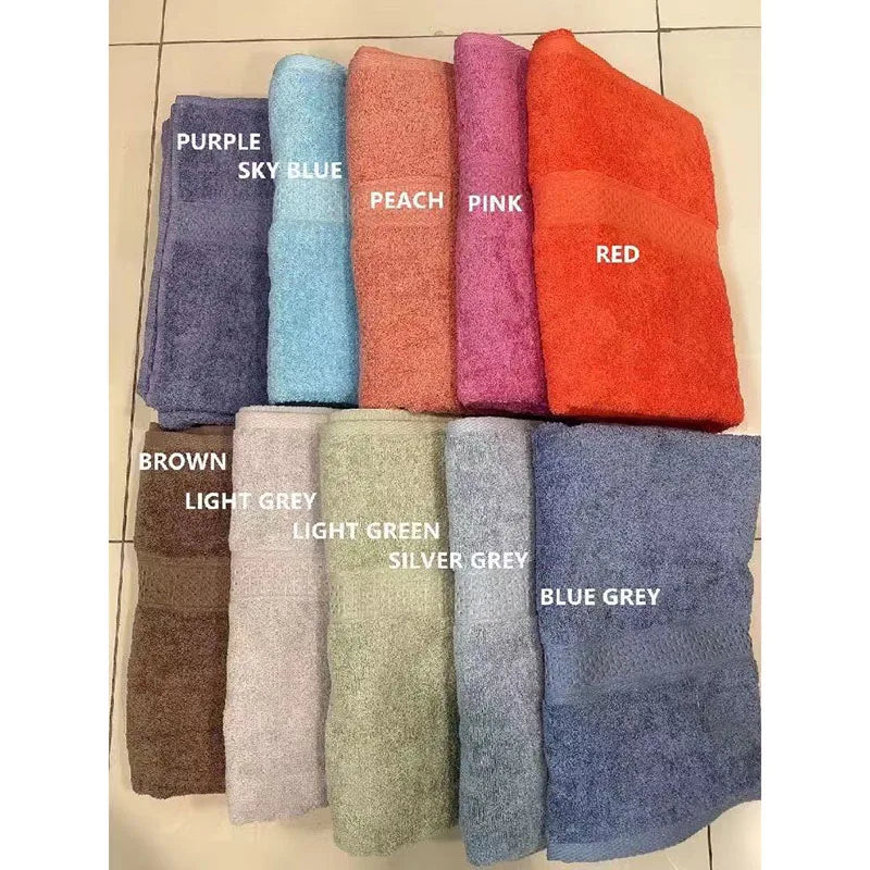 Japanese Pure Cotton Super Absorbent Large Towel Face/Bath Towel Thick Soft Bathroom Towels Comfortable Beach Towels 17Colors