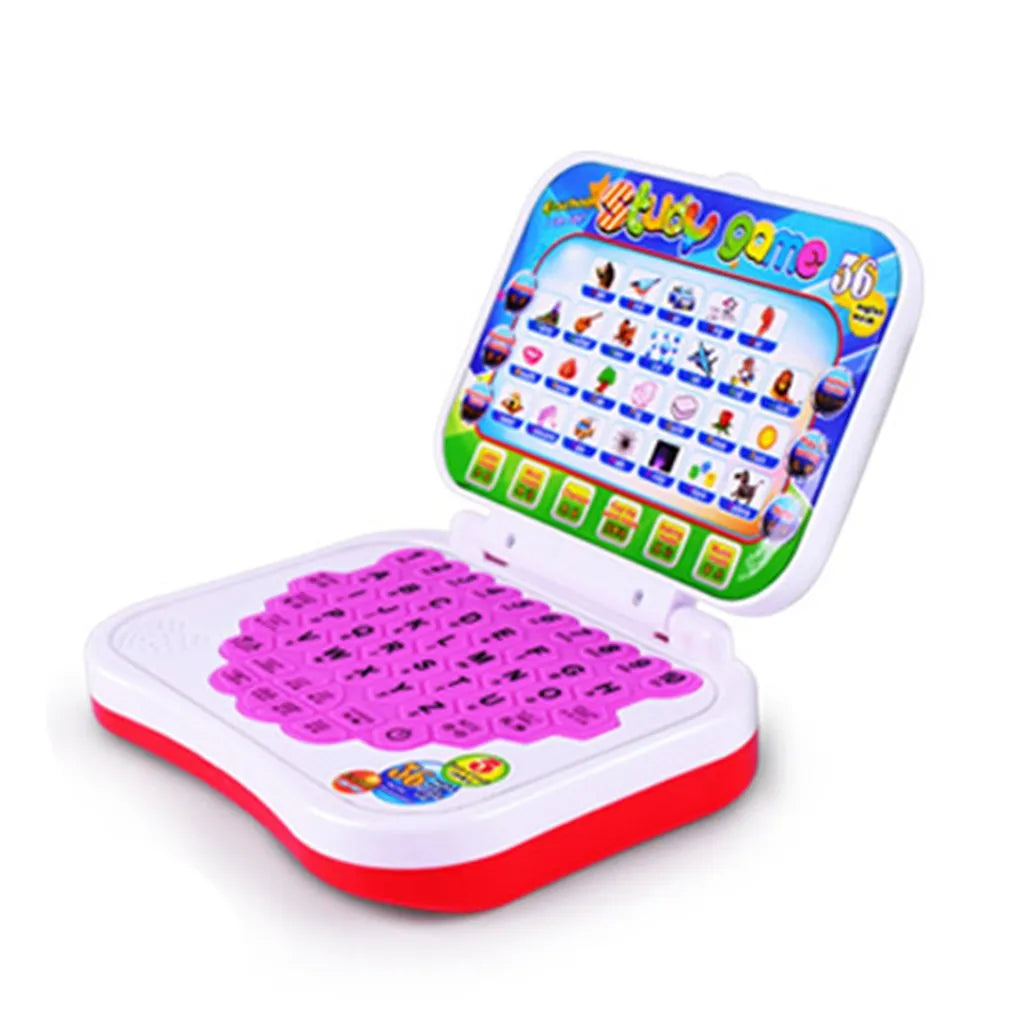 Early Educational Learning Kids Laptop Toys Machine Multi-function Alphabet Music Toy Puzzles Phonetic Language Sound Laptop Toy