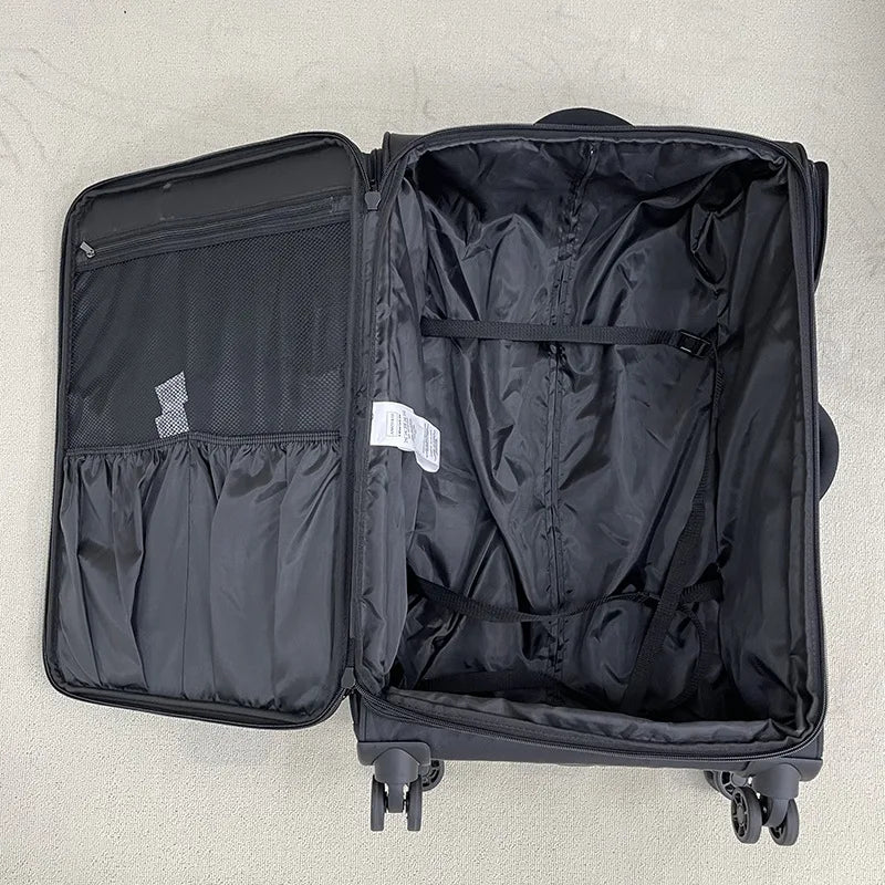 20"24Inch Suitcase Oxford Cloth Trolley Case With Wheels Large Capacity Waterproof Boarding Box Rolling Luggage