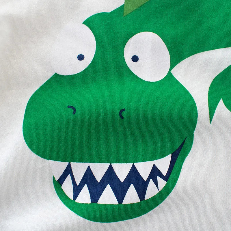 2023 Children's Clothing Autumn New Boys' T-shirt Wholesale Cartoon Dinosaur Kids Tops Tees Long Sleeve Bottoming Shirt for Boy