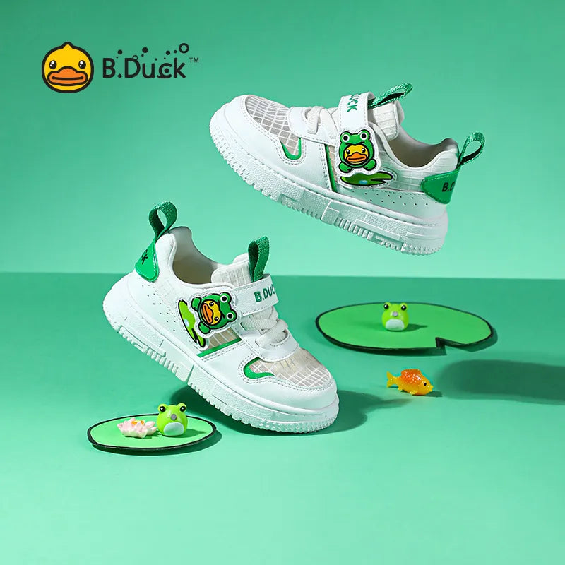 B.Duck White Casual Shoes For Baby Boy Girl Brand Children Sneaker White Kids Sports Shoes Toddler Walking Shoes for All Seasons