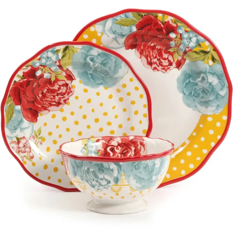 Blossom Jubilee 12-Piece Dinnerware Set