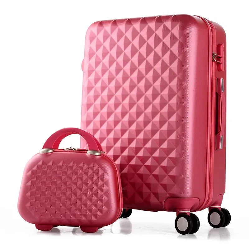 20/22/24/26/28 inch travel suitcase on wheels trolley luggage Women cabin rolling luggage set carry ons suitcase case fahsion