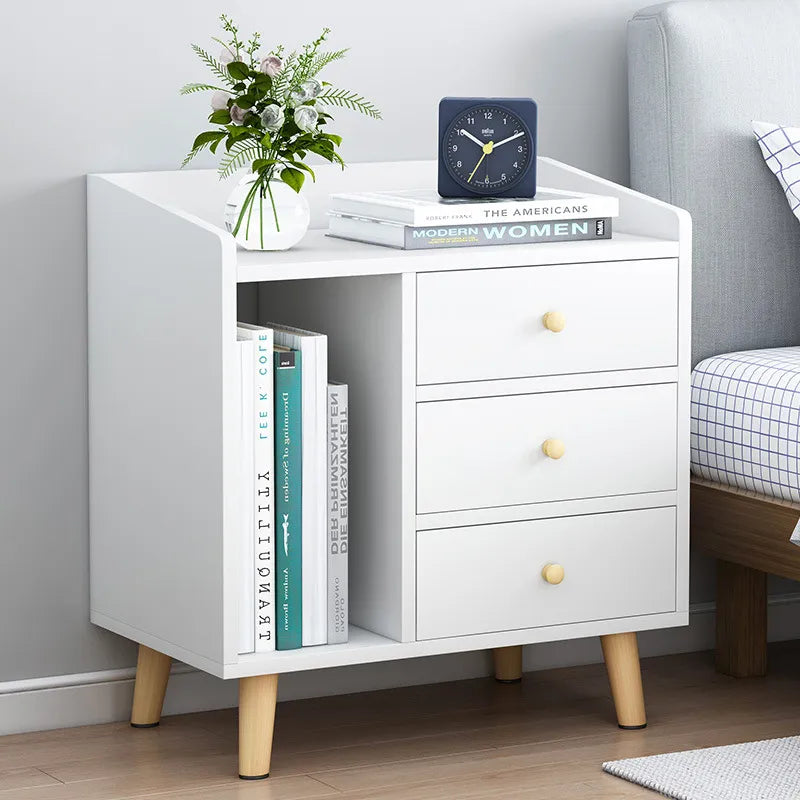 Modern Mini Small Bedside Table Simple Nordic Net Red Bedroom Multifunctional Storage Storage Bedside Cabinet Bedroom Furniture