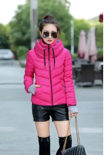 Cheap wholesale 2018 new winter  Hot selling women's fashion casual warm jacket female bisic coats T1192