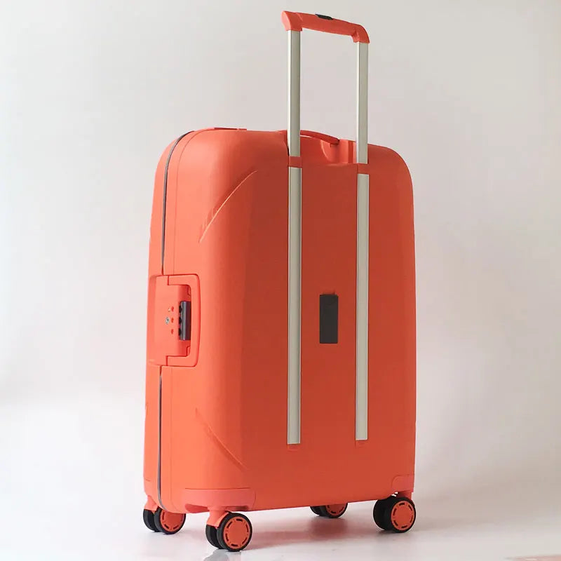 Luxury 100% PP Anti-scraping Rolling Luggage Spinner Ultra Light Travel Suitcase Hardside Luggage 20"24"28" Inch Trolley Case