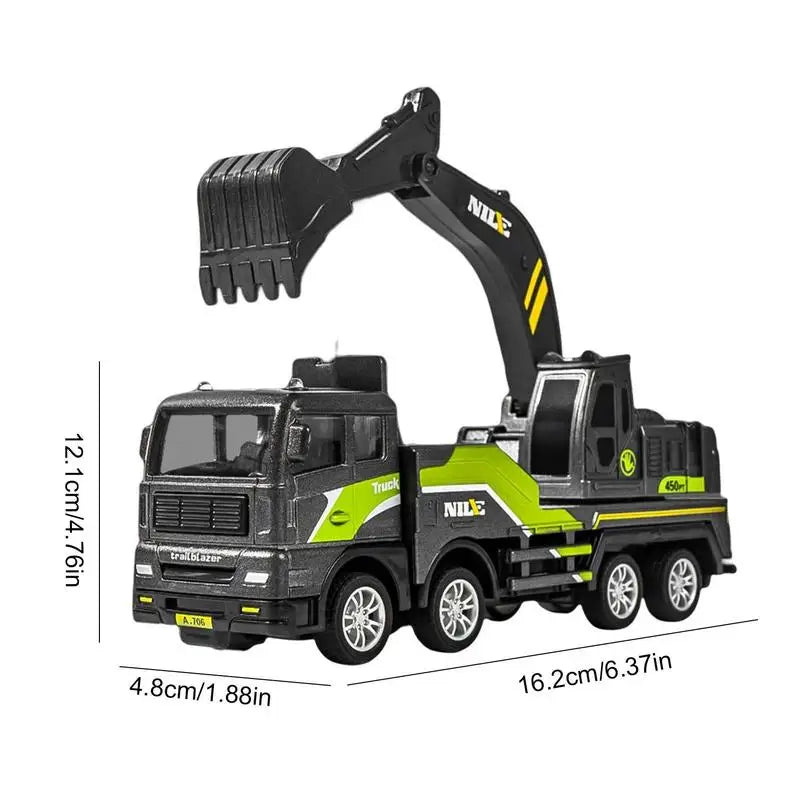 1pcs Engineering Truck Building Blocks Crane Bulldozer Excavator Car City Construction Dump Truck Toy For Children Kids