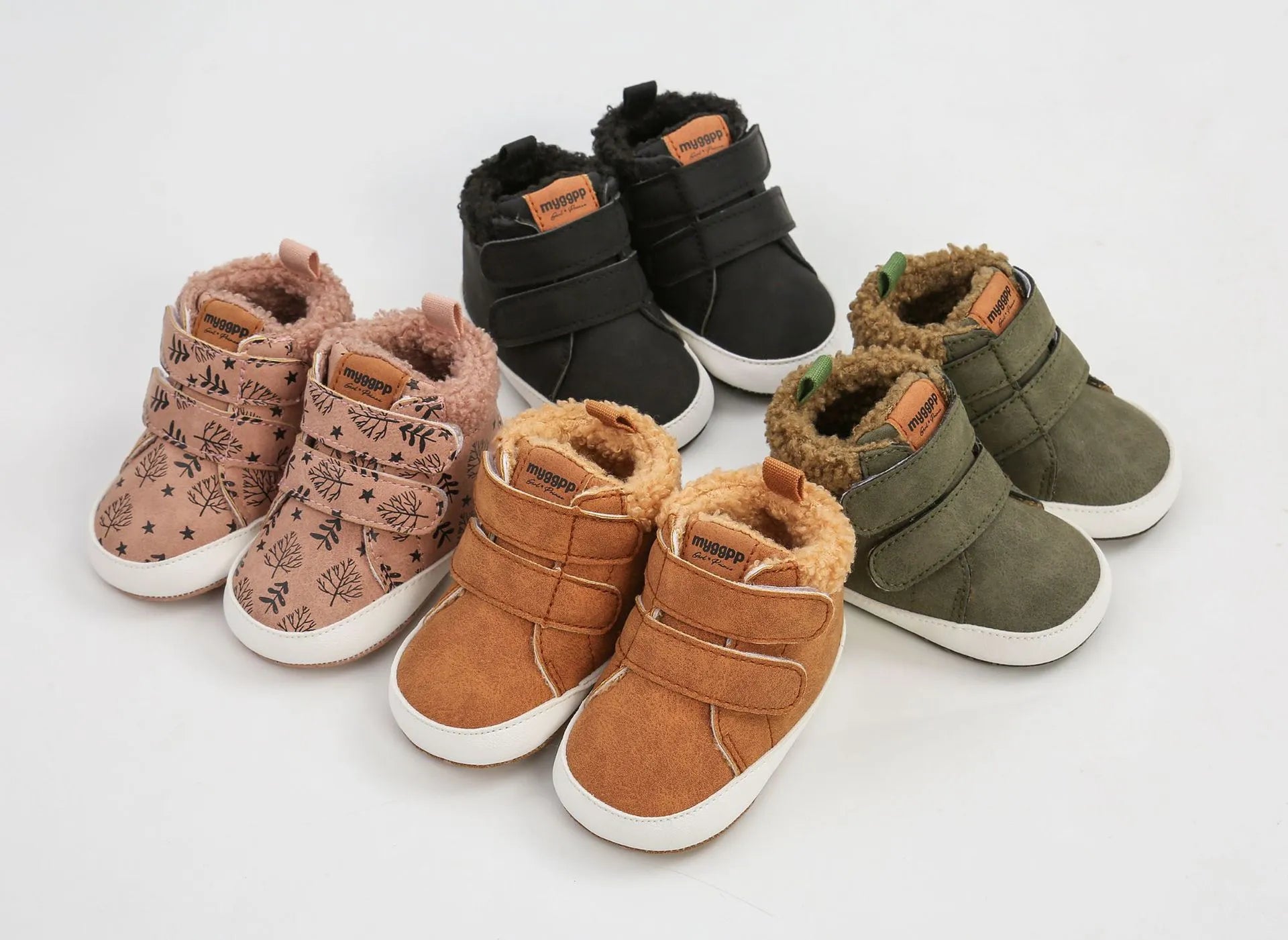 New Baby Boys Girls High Top Cotton Toddler Boots Newborns Prewalkers Winter Keep Warm Moccasins Footwear Shoes First Walkers