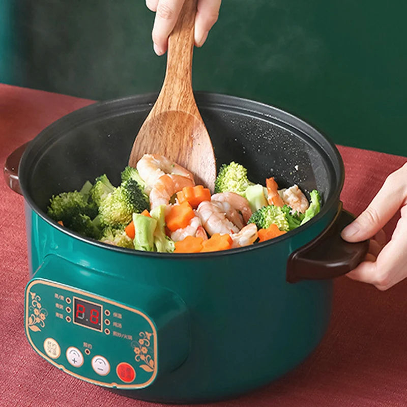 Electric Rice Cooker Portable Pan Non-stick Cookware for Kitchen and Home Appliance Multifunctional Multicooker Lazy Pot Noodle