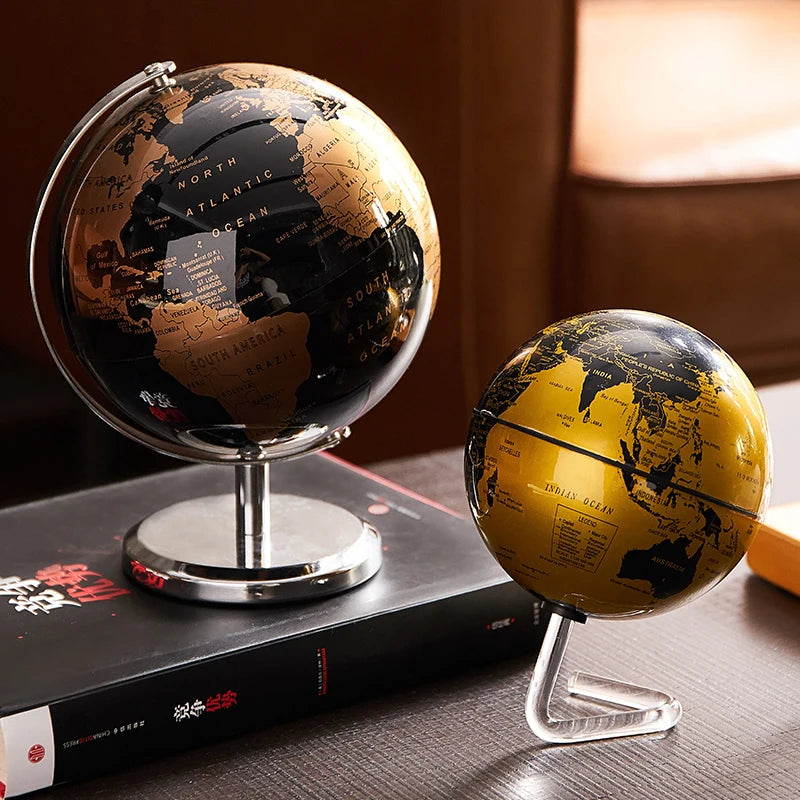 Home Decor Accessories Retro World Globe Modern Learning World Map Globe Kids Study Desk Decor Globe Geography Kids Education