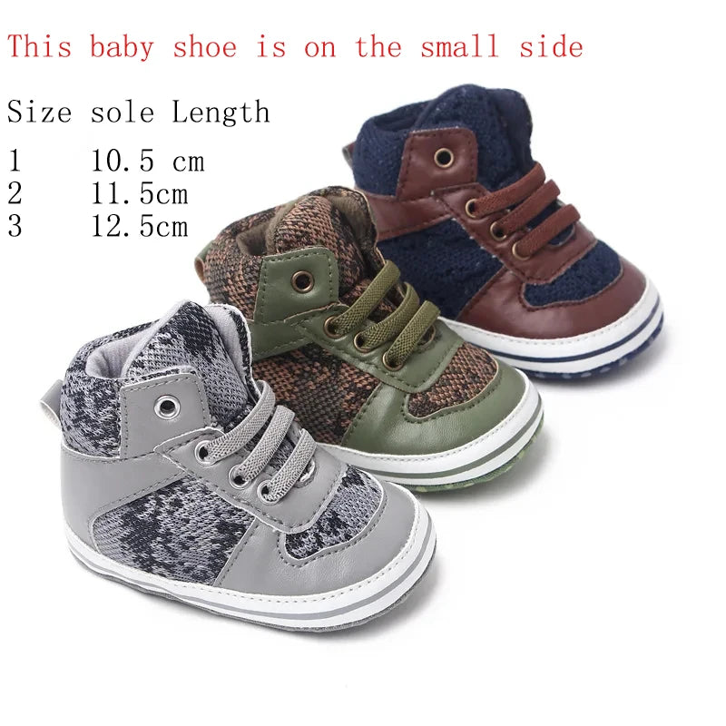 New Baby Boys Girls High Top Cotton Toddler Boots Newborns Prewalkers Winter Keep Warm Moccasins Footwear Shoes First Walkers