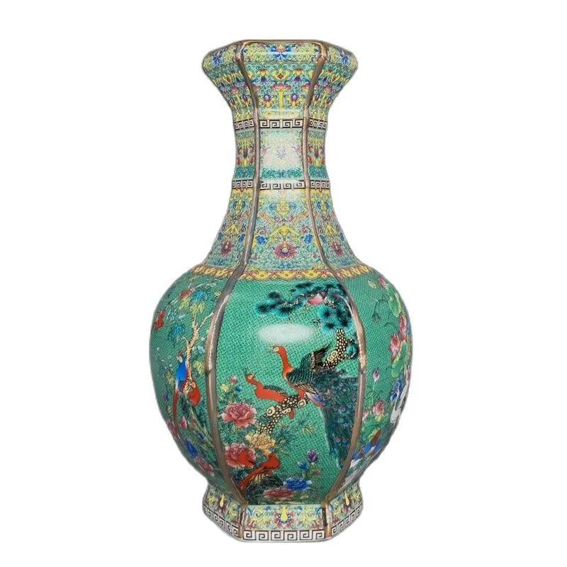 Antique Royal Chinese Porcelain Vase Decorative Flower Vase For Wedding Decoration Pot Jingdezhen Porcelain Vase Christmas Gift