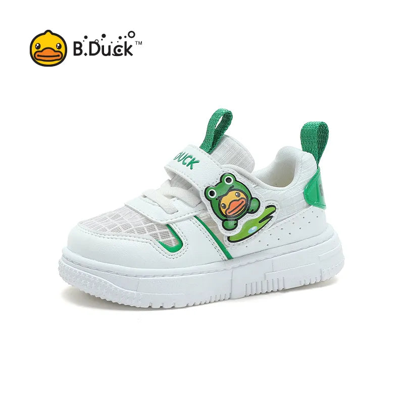 B.Duck White Casual Shoes For Baby Boy Girl Brand Children Sneaker White Kids Sports Shoes Toddler Walking Shoes for All Seasons