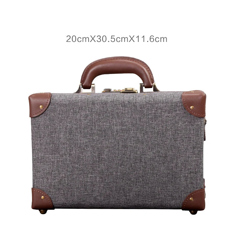 2023 new fashion boarding case, universal wheels, silent password suitcase, business case, 13-inch free checked luggage