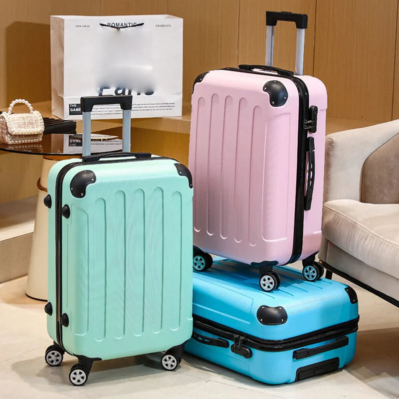 New Pull-bar Box Multi-wheeled Female Luggage Male 20 Boarding Travel Suitcase Password Box 24 "strong and Durable