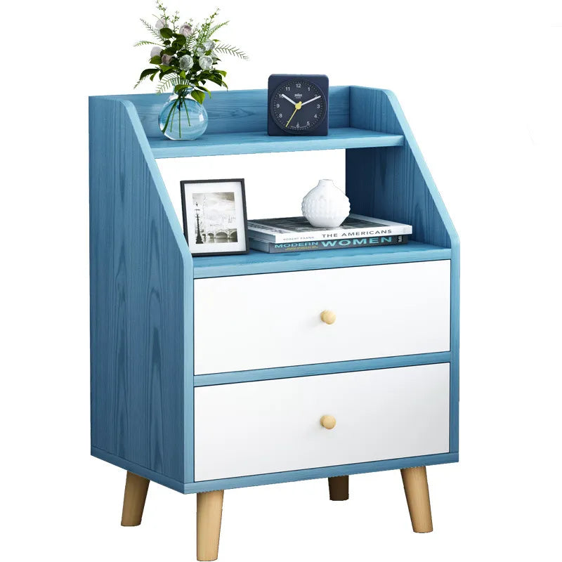 Modern Mini Small Bedside Table Simple Nordic Net Red Bedroom Multifunctional Storage Storage Bedside Cabinet Bedroom Furniture