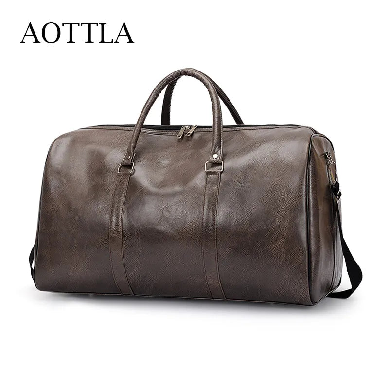 AOTTLA Handbags For Women Travel Bag Ladies New Sports Fitness Pack Pu Leather Shoulder Bag Luggage Crossbody Bag Duffle Bag Men