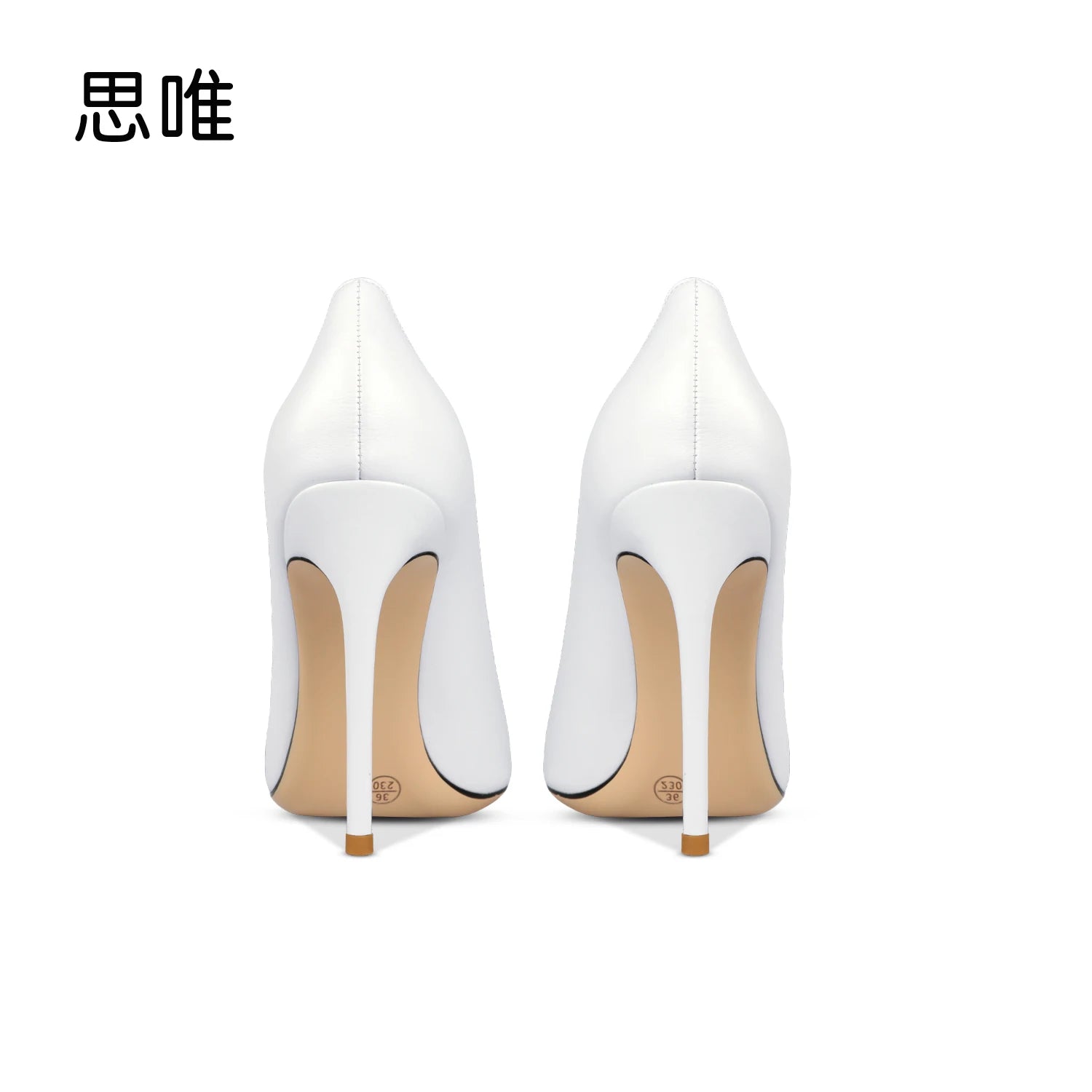 Heels For Women 2023 Luxury Brand Classics Pumps Metal Button White Matte High Heels Shoes Pointed Toe Sexy Wedding Ladies Shoes