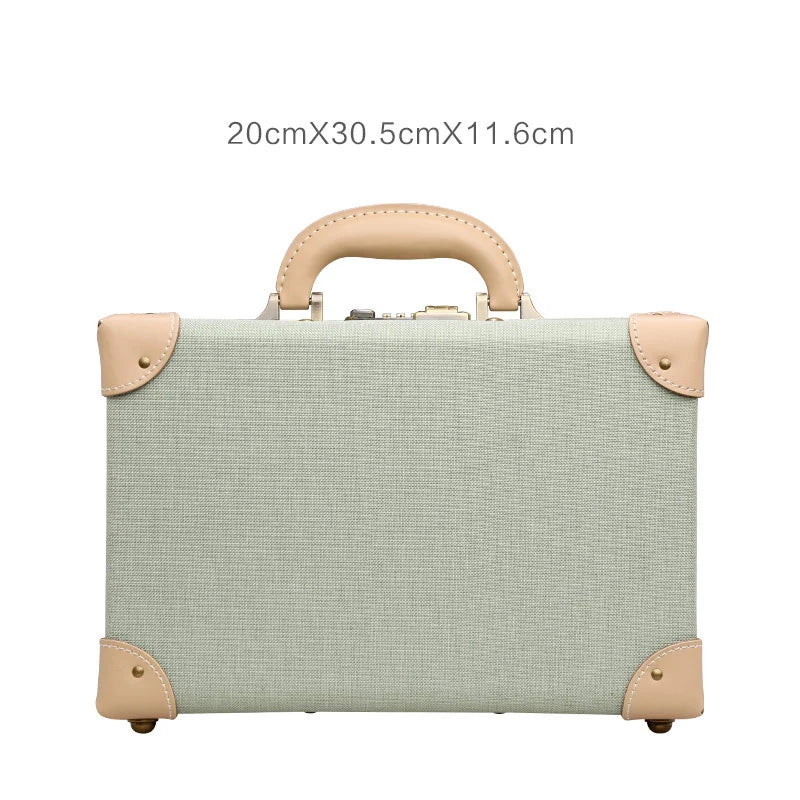 2023 new fashion boarding case, universal wheels, silent password suitcase, business case, 13-inch free checked luggage