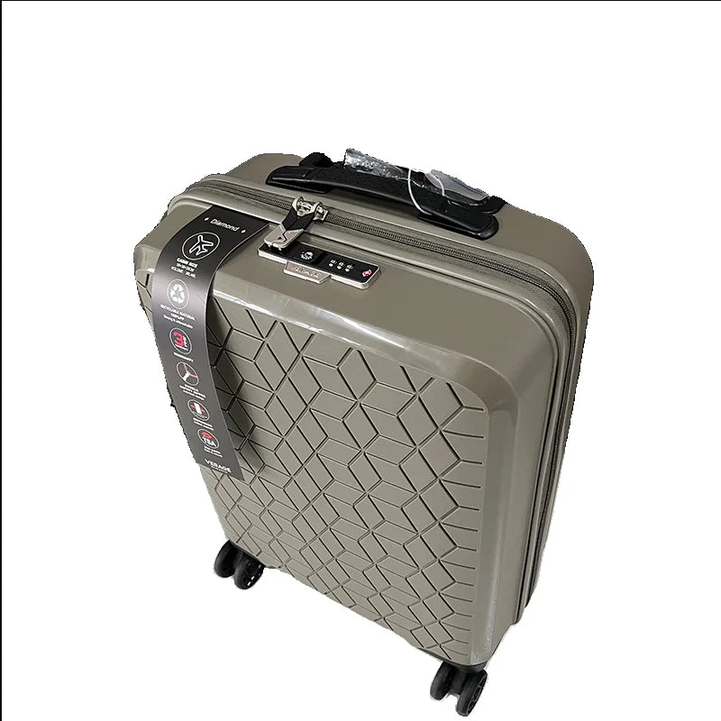 High configuration luggage 20 Boarding box Fashion code box PP scratch-proof carry-on suitcase