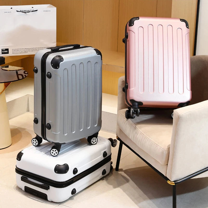 New Pull-bar Box Multi-wheeled Female Luggage Male 20 Boarding Travel Suitcase Password Box 24 "strong and Durable