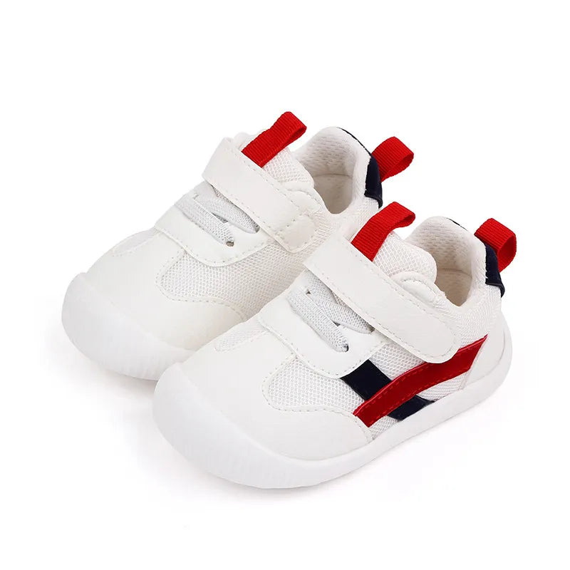 Baby Toddler Shoes Four Seasons Shoes 0 To 3 Years Old Baby Shoes Soft Bottom Non-slip Girls Boys Mesh Breathable Single Shoes