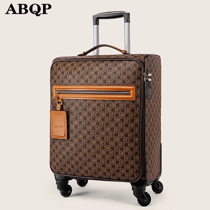 14-inch carry-on luggage 18-inch universal wheel mute trolley case 20-inch strong and durable thickened boarding suitcase set