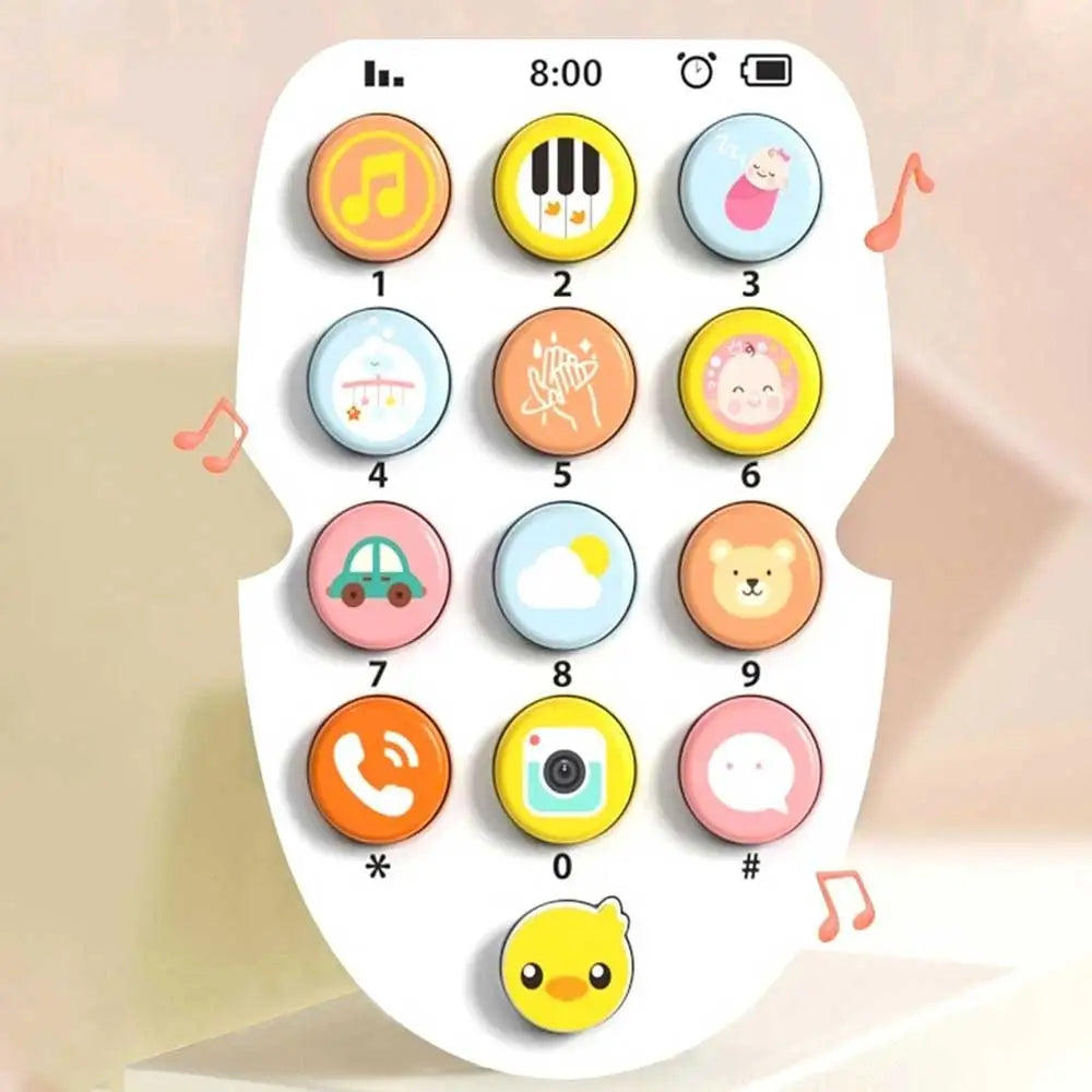 1~8PCS Baby Phone Toy Mobile Telephone Early Educational Learning Machine Kids Gifts Music Sound Machine Electronic Newborn Babi