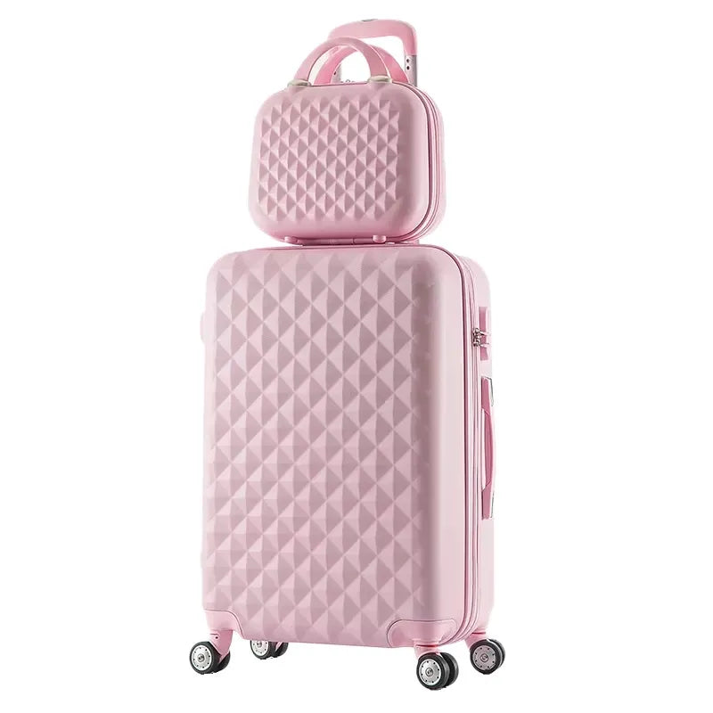 20/22/24/26/28 inch travel suitcase on wheels trolley luggage Women cabin rolling luggage set carry ons suitcase case fahsion