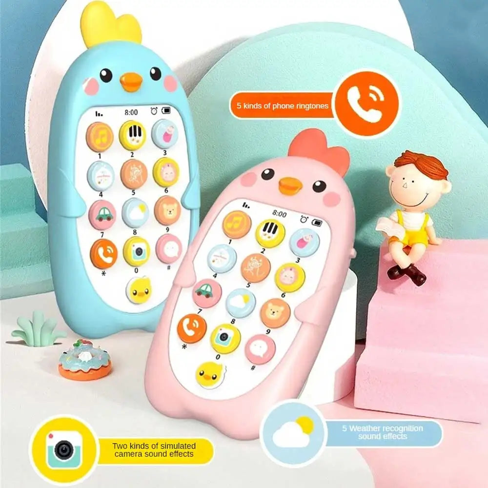 1~8PCS Baby Phone Toy Mobile Telephone Early Educational Learning Machine Kids Gifts Music Sound Machine Electronic Newborn Babi