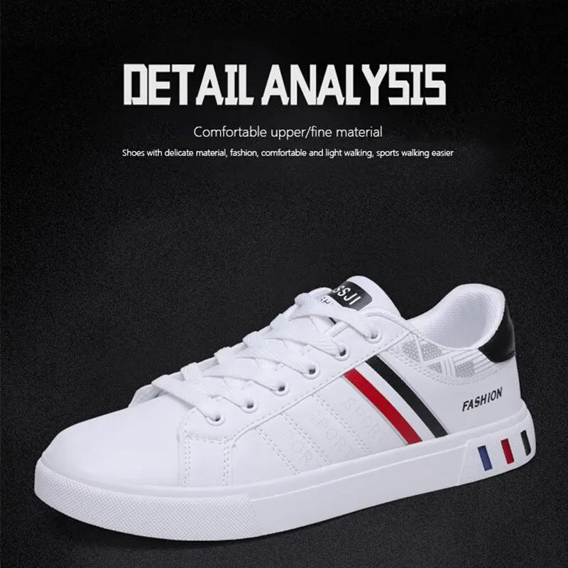 New Casual Shoes Large Men's Board Shoes Breathable Small White Shoes Sneakers Low Top Shoes Four Seasons Popular Versatile