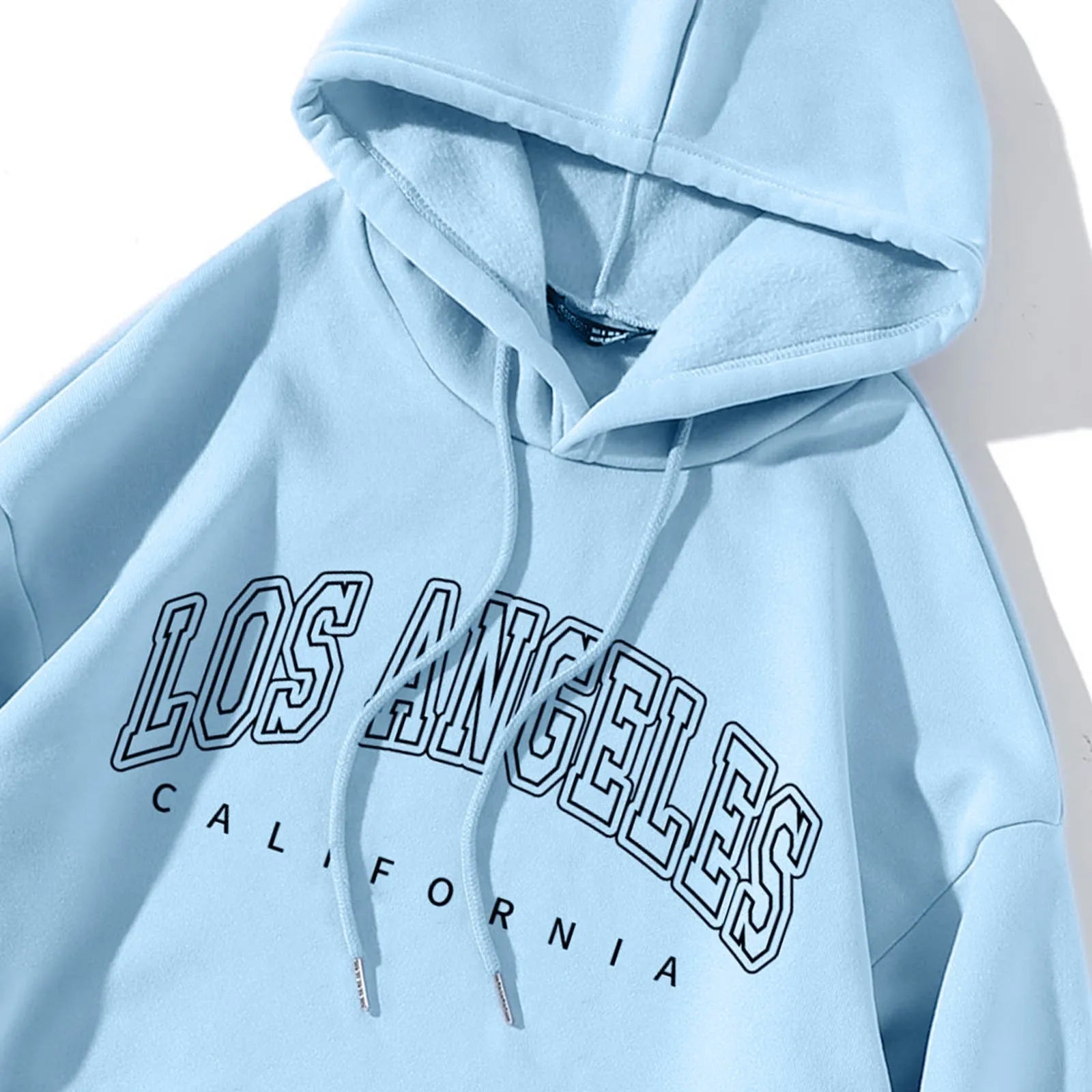 2024 LOS ANGELES Women Sweatshirt Hoodie Long Sleeve Loose Casual Sweatshirt Couple Style Unisex Streetwear Top Hooded