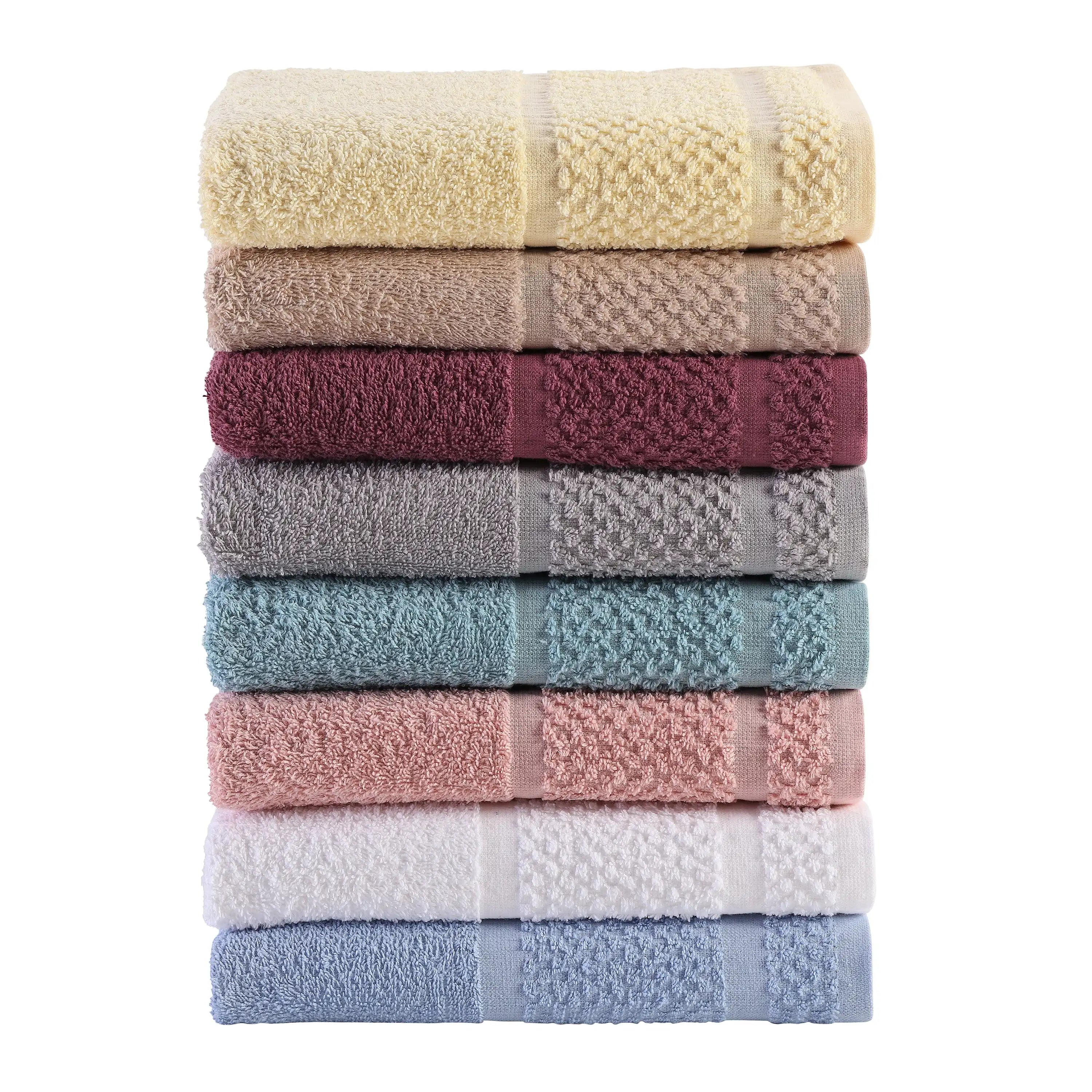 10 Piece Bath Towel Set with Upgraded Softness & Durability, Blush towels