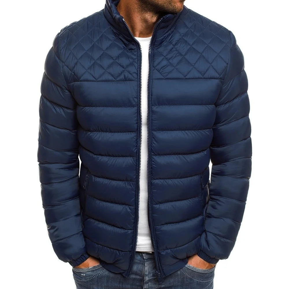 2023 hommes hiver couleur unie hommes coton manteau épais manteau hiver nouveau coton manteau court coton manteau hommes