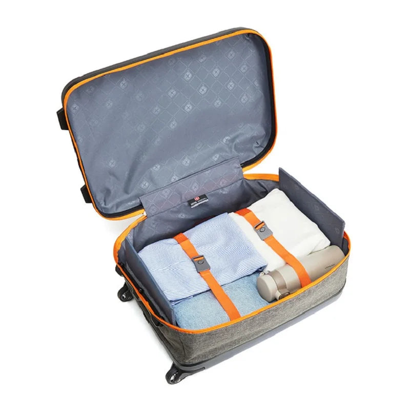 20/24/28 Inch Foldable Storage Rolling Luggage Sets PC Suitcase Multi-functional Travel Bag Ultra Light Cabin Case Check-in Box