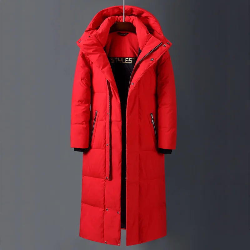 Winter High-quality Cold Resistant Down Jacket for Women and Men 2023 New Warm and Fashionable Hooded Long Cotton Jacket Canada